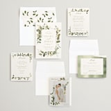 "Lovely" - Wedding Invitations in Moss by Petra Kern - Invitation Suite
