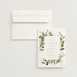 "Lovely" - Wedding Invitations in Moss by Petra Kern - Invitation with Envelope