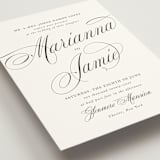 "Best is yet to come" - Wedding Invitations in Classique by Design Lotus - Detail
