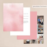 "Florista Modernista" - Wedding Invitations in Azalea by Petra Kern - Back of Card