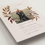 "botanical portrait" - Wedding Invitations in Leather by Kate Ahn - Close-Up