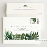 "Fresh Greens" - Wedding Invitations in Emerald by Susan Moyal - FREE Recipient Addressing