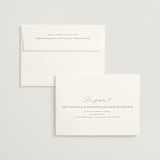 "Modern Monogram" - Wedding Invitations in Rose by Erica Krystek - FREE Recipient Addressing