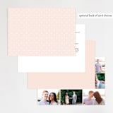 "Classical" - Wedding Invitations in Blush by Michelle Taylor - Back of Card