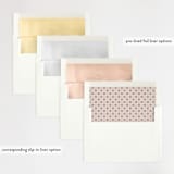 "Classical" - Wedding Invitations in Blush by Michelle Taylor - Envelope Liner Options