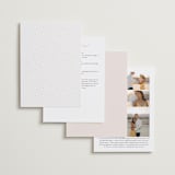 "Anson" - Wedding Invitations in Latte by Kristie Kern - Back of Card