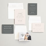 "Anson" - Wedding Invitations in Latte by Kristie Kern - Invitation Suite