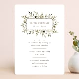"Wedding Fields" - Wedding Invitations in Fern by Chris Griffith - Front