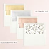 "Wedding Fields" - Wedding Invitations in Fern by Chris Griffith - Envelope Liner Options