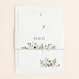 "Wedding Fields" - Wedding Invitations in Fern by Chris Griffith - Assembled