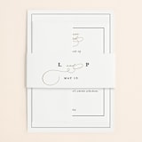 "Finale" - Wedding Invitations in Noir by Kimberly FitzSimons - Assembled
