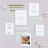 "Finale" - Wedding Invitations in Noir by Kimberly FitzSimons - Invitation Suite