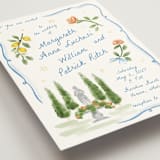 "Giardino" - Wedding Invitations in Blu by Pati Cascino - Detail