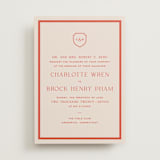"Racquet" - Wedding Invitations in Verona Sunset by Megan Davis - Front