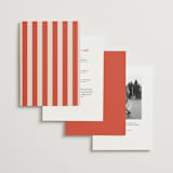 "Racquet" - Wedding Invitations in Verona Sunset by Megan Davis - Back of Card Options