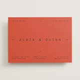 "Alaia" - Wedding Invitations in Verona Sunset by Blustery August - Front