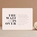 "Finally" - Wedding Invitations in Ivory by Up Up Creative - Front