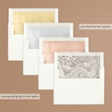 "Finally" - Wedding Invitations in Ivory by Up Up Creative - Envelope Liner Options