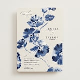 "Poppies" - Wedding Invitations in Klein by Pati Cascino - Front