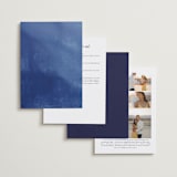"Poppies" - Wedding Invitations in Klein by Pati Cascino - Back of Card Options