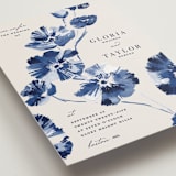 "Poppies" - Wedding Invitations in Klein by Pati Cascino - Detail