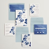 "Poppies" - Wedding Invitations in Klein by Pati Cascino - Invitation Suite