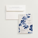 "Poppies" - Wedding Invitations in Klein by Pati Cascino - Invitation with Envelope