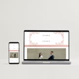 "Porcelain" - Wedding Invitations in Peony by Ashley DeMeyere - FREE Wedding Website