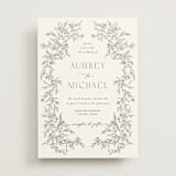 "Cottonwood" - Wedding Invitations in Ravello by Anne Ciotola - Front