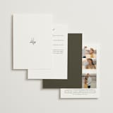 "Cottonwood" - Wedding Invitations in Ravello by Anne Ciotola - Back of Card Options