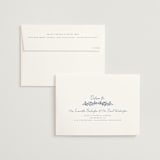 "Pavilion" - Wedding Invitations in Navy by Petra Kern - FREE Recipient Addressing