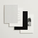 "Countryside Villa" - Wedding Invitations in Noir by Shiny Penny Studio - Back of Card Options