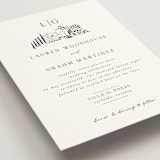 "Countryside Villa" - Wedding Invitations in Noir by Shiny Penny Studio - Detail