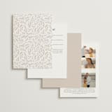 "Operatic" - Wedding Invitations in Cream by Paper Raven Co. - Back of Card Options