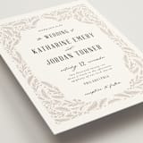 "Operatic" - Wedding Invitations in Cream by Paper Raven Co. - Detail