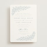 "Villa" - Wedding Invitations in Ice by Kristie Kern - Front