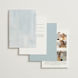 "Villa" - Wedding Invitations in Ice by Kristie Kern - Back of Card Options