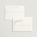 "Villa" - Wedding Invitations in Leaf by Kristie Kern - FREE Recipient Addressing