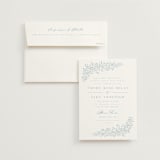 "Villa" - Wedding Invitations in Ice by Kristie Kern - Invitation with Envelope