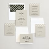 "Litterateur" - Wedding Invitations in Natural by Karen Glenn - Invitation Suite