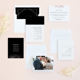 "BOLD AS LOVE" - Wedding Invitations in Noir by DESIGN X FIVE - Invitation Suite