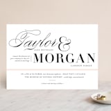 "Darling and Dashing" - Wedding Invitations in Blush by Alston Foster - Front