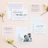"Darling and Dashing" - Wedding Invitations in Blush by Alston Foster - Invitation Suite