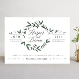 "Floral Wreath" - Wedding Invitations in Fresh by Kelly Schmidt - Front