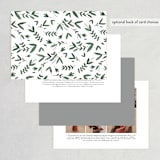 "Floral Wreath" - Wedding Invitations in Fresh by Kelly Schmidt - Back of Card