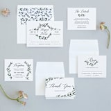 "Floral Wreath" - Wedding Invitations in Fresh by Kelly Schmidt - Invitation Suite