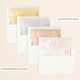 "Uncorked" - Wedding Invitations in Golden by Kristie Kern - Envelope Liner Options