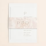 "Uncorked" - Wedding Invitations in Golden by Kristie Kern - Assembled
