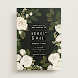 "Rose Garden" - Wedding Invitations in Porcelain by Susan Moyal - Front