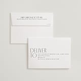 "Bold Union" - Wedding Invitations in Cloud by Everett Paper Goods - FREE Recipient Addressing